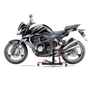 Chariot de Déplacement compatible avec Kawasaki Z 1000 07-09 rouge - Idéal pour Garage, 300 kg