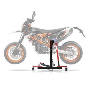 Lève moto centrale compatible avec KTM 690 SMC / R 08-16 rouge ConStands Power-Evo