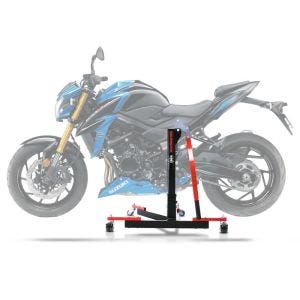 Lève moto centrale compatible avec Suzuki GSX-S 750 17-21 rouge ConStands Power-Evo