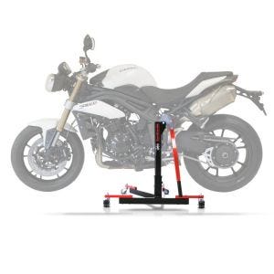 Lève moto centrale compatible avec Triumph Speed Triple / R / S 11-20 rouge ConStands Power-Evo
