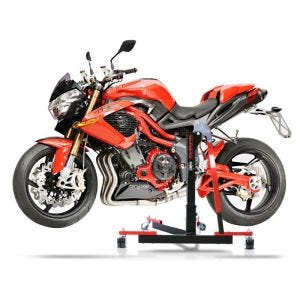 Chariot de Déplacement compatible avec Benelli Century Racer 1130 11-12 rouge - Idéal pour Garage, 300 kg