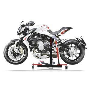 Chariot de Déplacement compatible avec MV Agusta Brutale 800 Dragster/RR/RC/SCS/Rosso 14-24 rouge - Idéal pour Garage, 300 kg