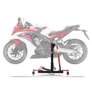 Lève moto centrale compatible avec Honda CBR 650 F 14-18 rouge ConStands Power-Evo