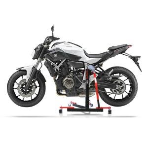 Chariot de Déplacement compatible avec Yamaha MT-07 13-25 rouge - Idéal pour Garage, 300 kg
