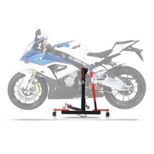 Lève moto centrale compatible avec BMW S 1000 RR 15-18 rouge ConStands Power-Evo