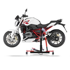 Chariot de Déplacement compatible avec BMW R 1200 R 15-18 rouge - Idéal pour Garage, 300 kg