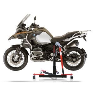 Chariot de Déplacement compatible avec BMW R 1200 GS Exclusive 17-18 rouge - Idéal pour Garage, 300 kg
