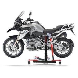 Chariot de Déplacement compatible avec BMW R 1250 GS 19-23 rouge - Idéal pour Garage, 300 kg