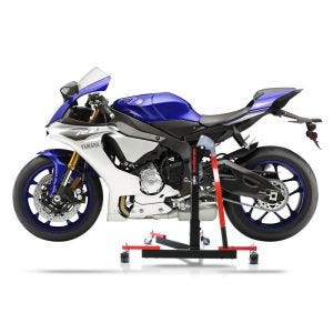Chariot de Déplacement compatible avec Yamaha YZF-R1 15-25 rouge - Idéal pour Garage, 300 kg