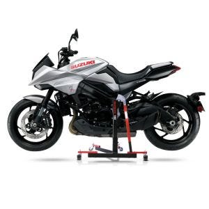 Chariot de Déplacement compatible avec Suzuki GSX-S 1000 S Katana 19-25 rouge - Idéal pour Garage, 300 kg