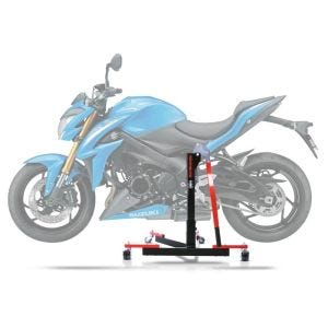 Lève moto centrale compatible avec Suzuki GSX-S 1000 15-25 rouge ConStands Power-Evo
