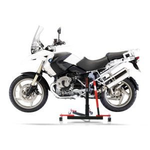 Chariot de Déplacement compatible avec BMW R 1200 GS 04-12 rouge - Idéal pour Garage, 300 kg