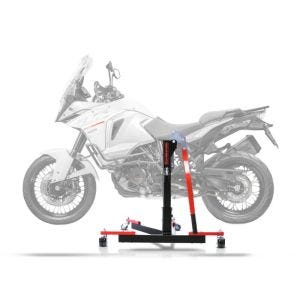 Lève moto centrale compatible avec KTM 1290 Super Adventure 15-16 rouge ConStands Power-Evo