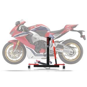 Lève moto centrale compatible avec Honda CBR 1000 RR Fireblade 17-19 rouge ConStands Power-Evo
