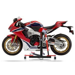 Chariot de Déplacement compatible avec Honda CBR 1000 RR Fireblade 17-19 rouge - Idéal pour Garage, 300 kg