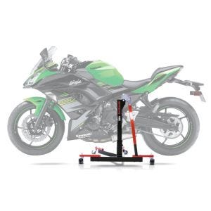 Lève moto centrale compatible avec Kawasaki Ninja 650 17-24 rouge ConStands Power-Evo
