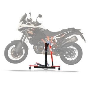 Lève moto centrale compatible avec KTM 1090 / 1190 Adventure / R 13-18 rouge ConStands Power-Evo