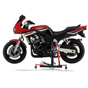 Chariot de Déplacement compatible avec Yamaha FZS 600 Fazer 98-03 rouge - Idéal pour Garage, 300 kg