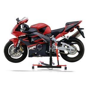 Chariot de Déplacement compatible avec Honda CBR 900 RR Fireblade 00-03 rouge - Idéal pour Garage, 300 kg