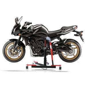 Chariot de Déplacement compatible avec Yamaha FZ1 / Fazer 06-15 rouge - Idéal pour Garage, 300 kg