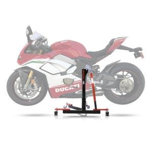 Lève moto centrale compatible avec Ducati Panigale V4 Speciale 19-21 rouge ConStands Power-Evo