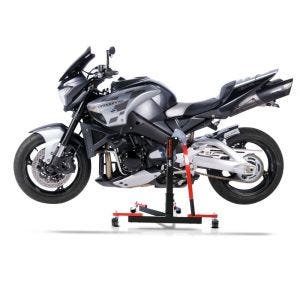 Chariot de Déplacement compatible avec Suzuki B-King 07-12 rouge - Idéal pour Garage, 300 kg