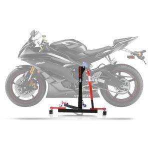Lève moto centrale compatible avec Yamaha YZF-R6 03-05 rouge ConStands Power-Evo