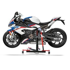 Chariot de Déplacement compatible avec BMW S 1000 RR 19-25 rouge - Idéal pour Garage, 300 kg