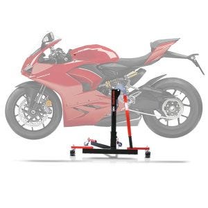 Lève moto centrale compatible avec Ducati Panigale V2 20-24 rouge Power-Evo ConStands