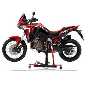 Chariot de Déplacement compatible avec Honda Africa Twin 1100 20-23 rouge - Idéal pour Garage, 300 kg