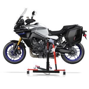 Chariot de Déplacement compatible avec Yamaha Tracer 9 / GT 21-25 rouge - Idéal pour Garage, 300 kg