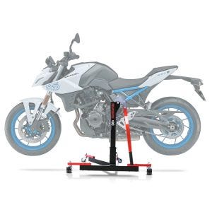 Lève moto centrale compatible avec Suzuki GSX-8S 23-25 rouge ConStands Power-Evo