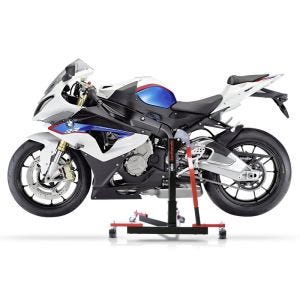 Chariot de Déplacement compatible avec BMW S 1000 RR 09-13 rouge - Idéal pour Garage, 300 kg
