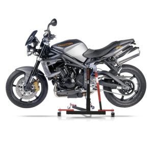 Chariot de Déplacement compatible avec Triumph Street Triple / R 07-22 rouge - Idéal pour Garage, 300 kg