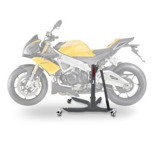 Lève moto centrale compatible avec Aprilia Tuono V4 1100 Factory 15-25 gris ConStands Power-Classic