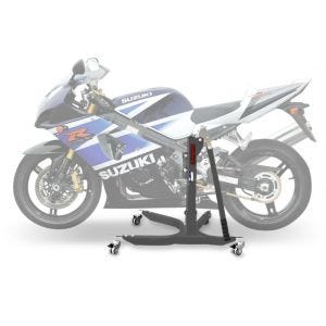Lève moto centrale compatible avec Suzuki GSX-R 1000 03-04 gris ConStands Power-Classic