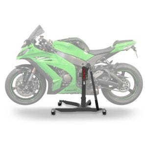 Lève moto centrale compatible avec Kawasaki ZX-10R 16-25 gris ConStands Power-Classic