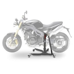 Lève moto centrale compatible avec Triumph Speed Triple 05-10 gris ConStands Power-Classic