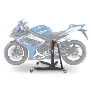 Lève moto centrale compatible avec Suzuki GSX-R 750 06-07 gris ConStands Power-Classic