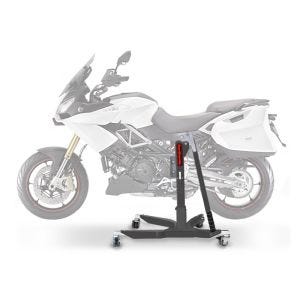 Lève moto centrale compatible avec Aprilia Caponord 1200 13-16 gris ConStands Power-Classic
