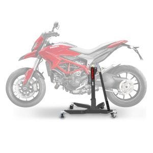 Lève moto centrale compatible avec Ducati Hypermotard 821 13-15 gris ConStands Power-Classic
