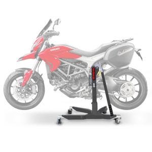 Lève moto centrale compatible avec Ducati Hyperstrada 13-15 gris ConStands Power-Classic