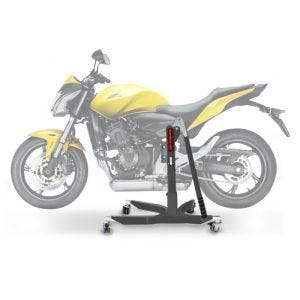 Lève moto centrale compatible avec Honda Hornet 600 07-13 gris ConStands Power-Classic