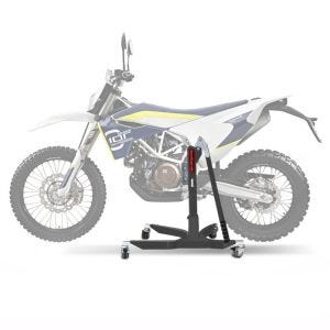Lève moto centrale compatible avec Husqvarna 701 Enduro 16-24 gris ConStands Power-Classic
