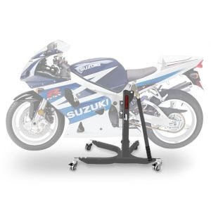 Lève moto centrale compatible avec Suzuki GSX-R 1000 01-02 gris ConStands Power-Classic