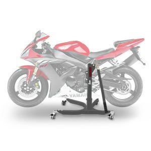 Lève moto centrale compatible avec Yamaha YZF-R1 98-03 gris ConStands Power-Classic