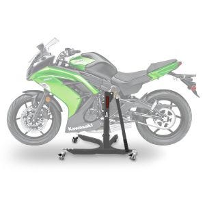 Lève moto centrale compatible avec Kawasaki ER-6f 12-16 gris ConStands Power-Classic