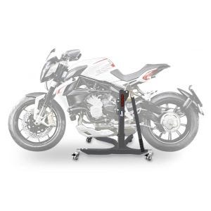 Lève moto centrale compatible avec MV Agusta Brutale 800 Dragster/RR/RC/SCS/Rosso 14-24 gris ConStands Power-Classic