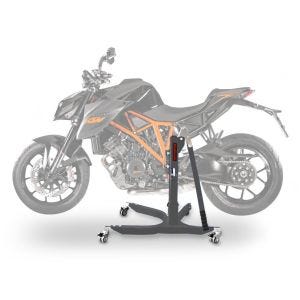 Lève moto centrale compatible avec KTM 1290 Super Duke / R 14-16 gris ConStands Power-Classic