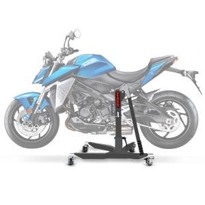 Lève moto centrale compatible avec Suzuki GSX-S 950 22-25 gris ConStands Power-Classic